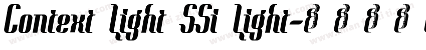 Context Light SSi Light字体转换